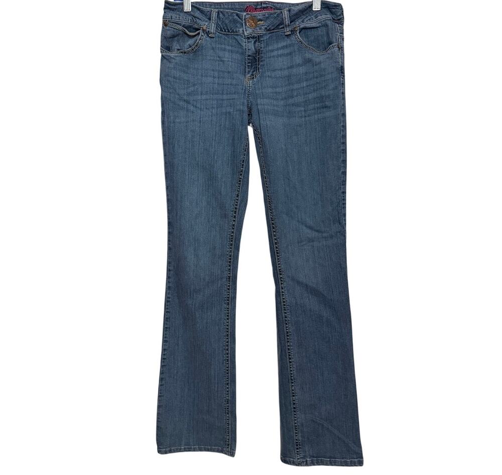 Wrangler Women's Pink Label Low Rise Boot Cut Jeans Size 7/8 x 36
